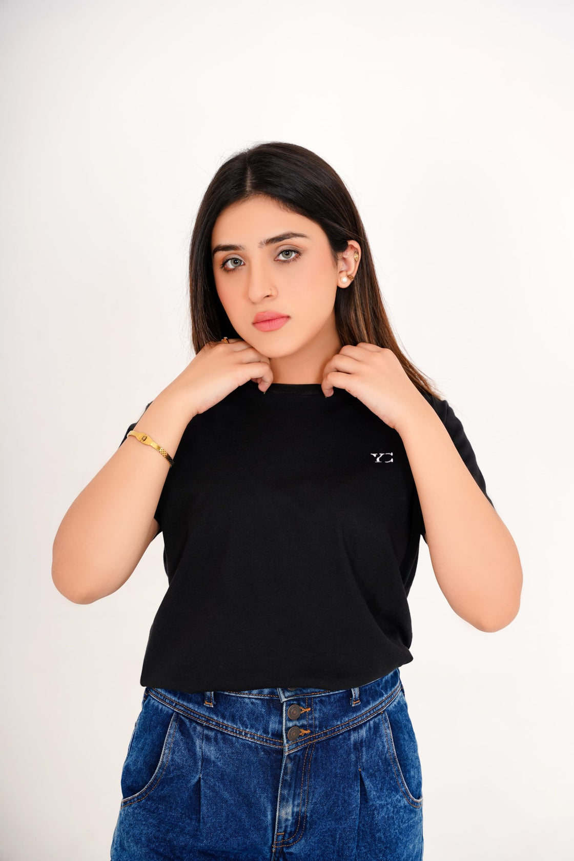 Classic Black Tee for Women