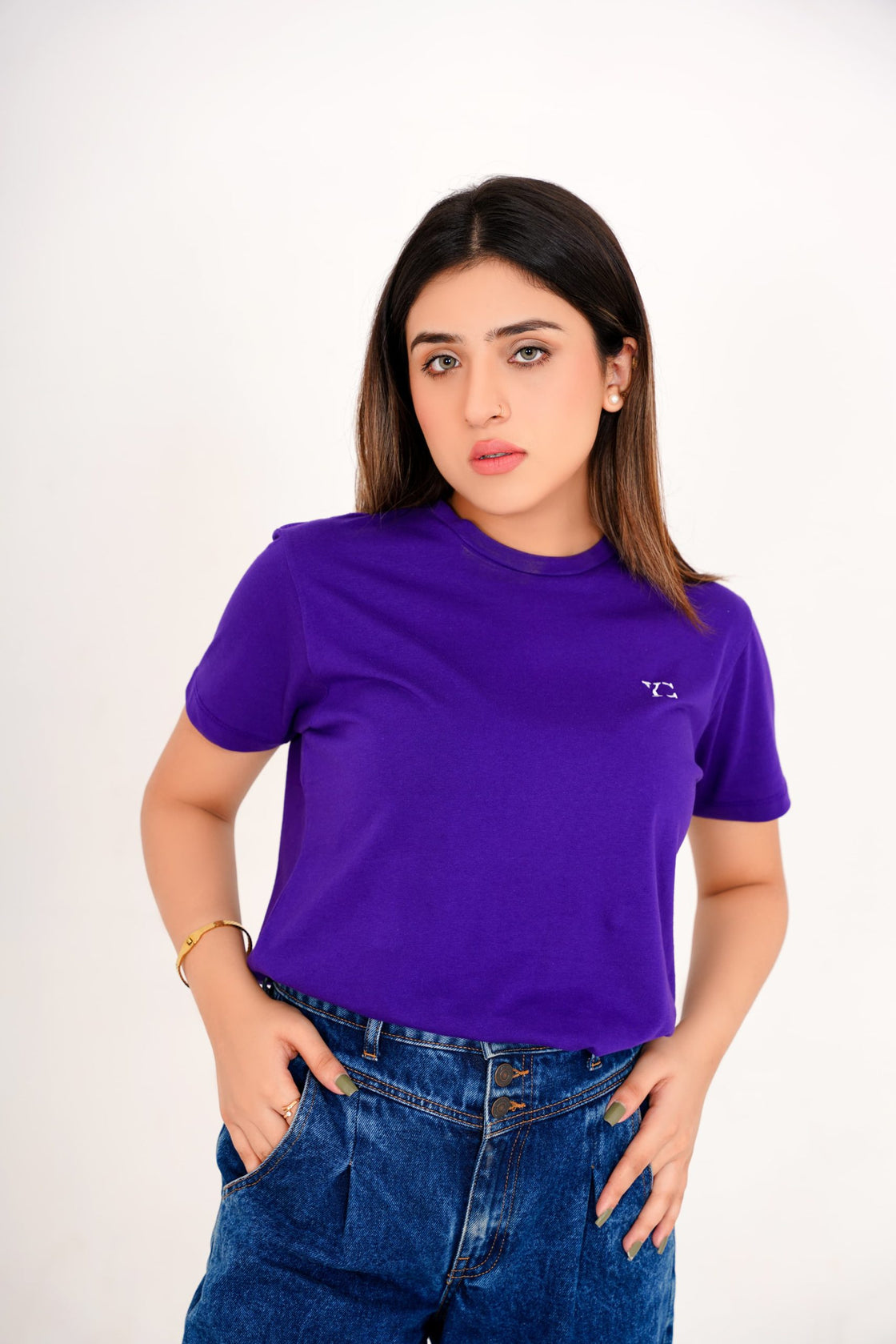 Contemporary Purple Tee