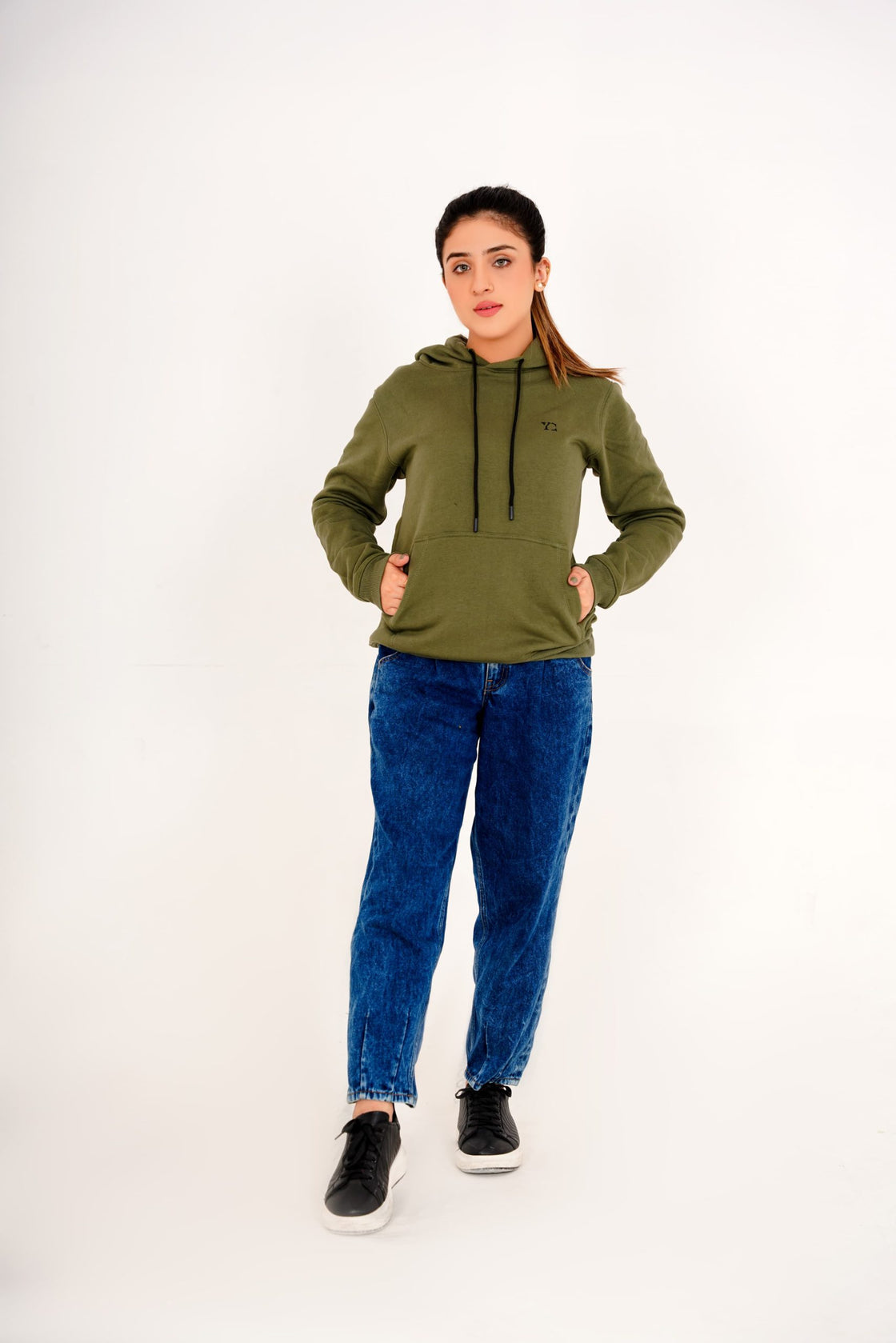 Olive Hoodie for women