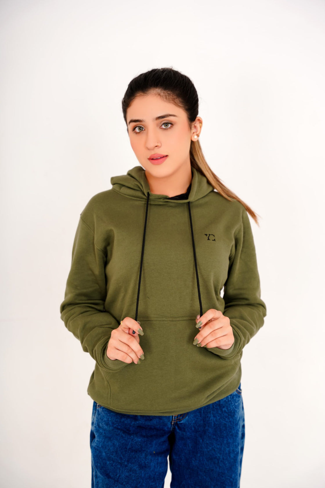 Olive Hoodie for women