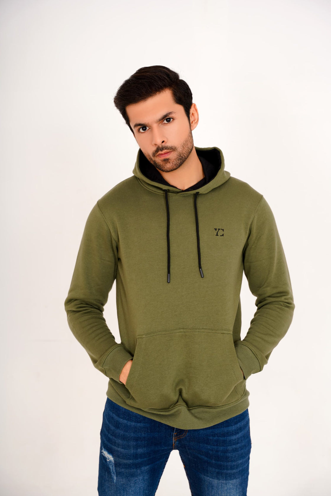 Olive Hoodie for Men