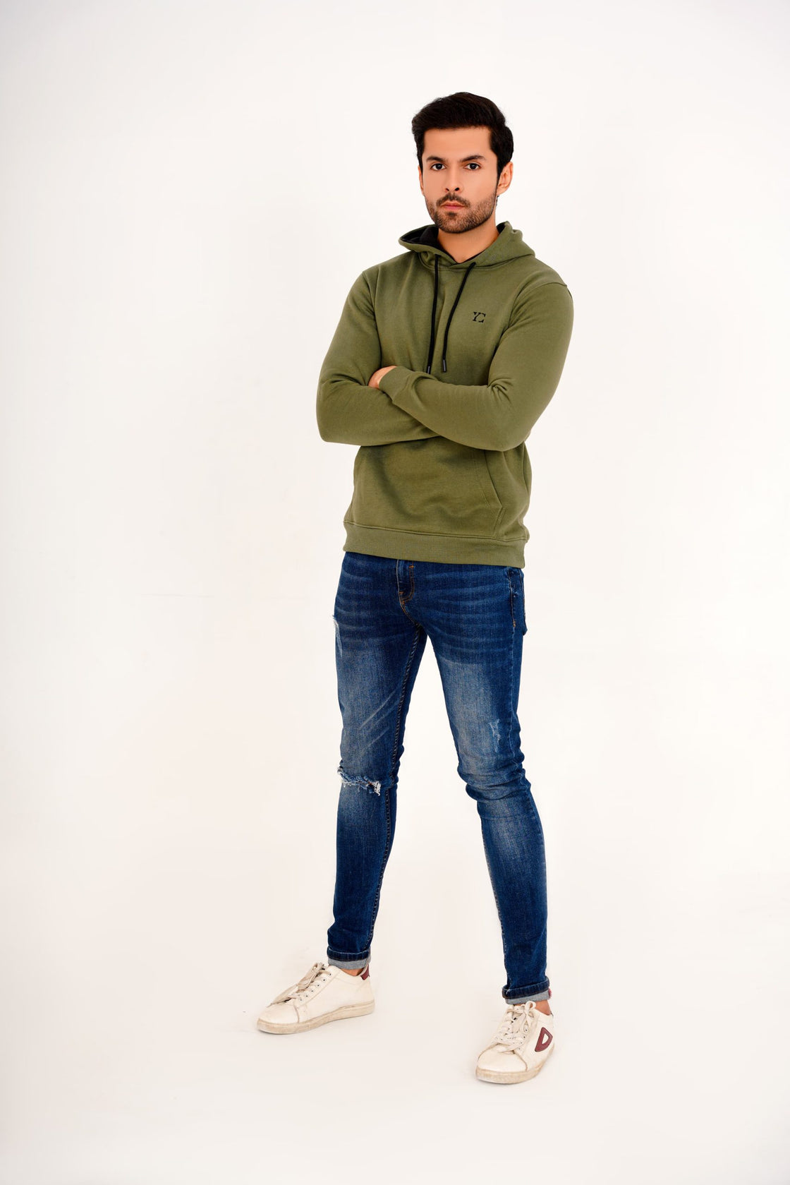 Olive Hoodie for Men