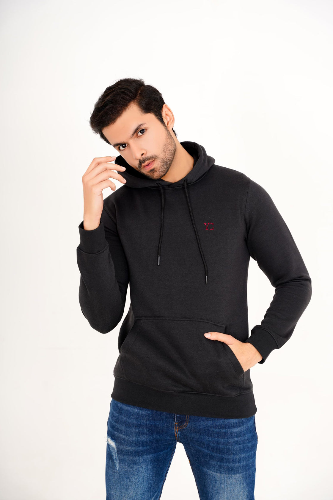 Charcoal Men Hoodie