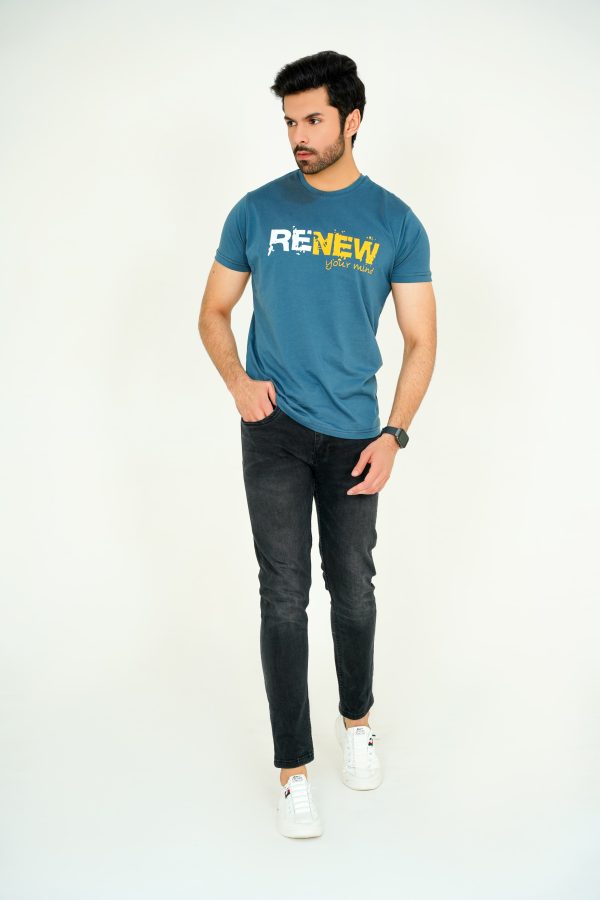 Turquoise Revival Printed Tee