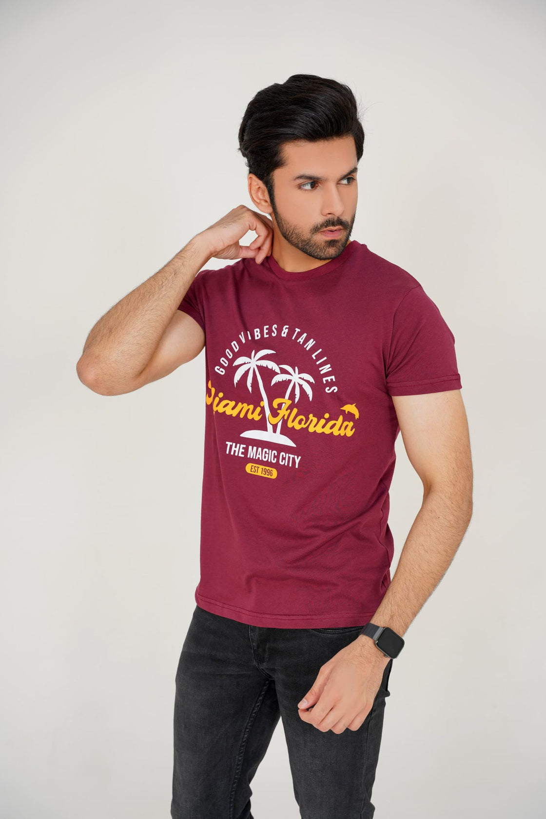 Miami Maroon Dream Tee