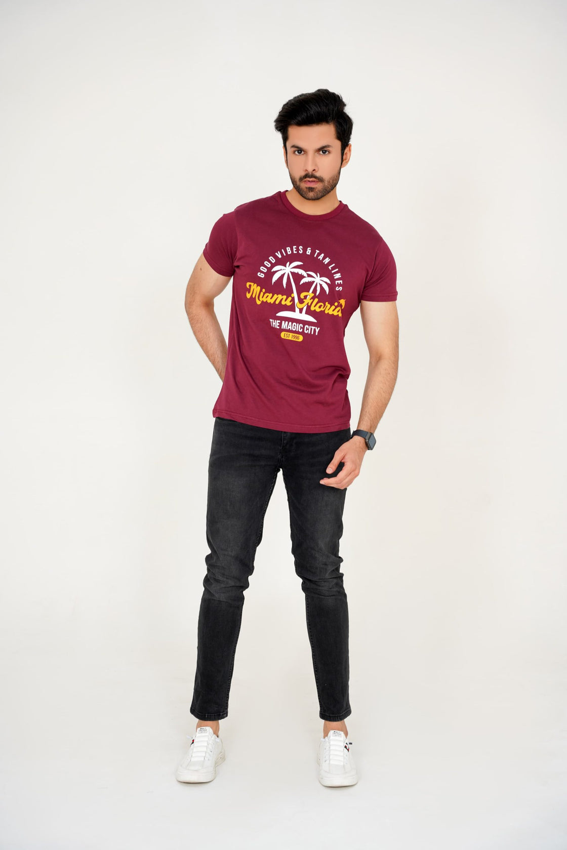 Miami Maroon Dream Tee