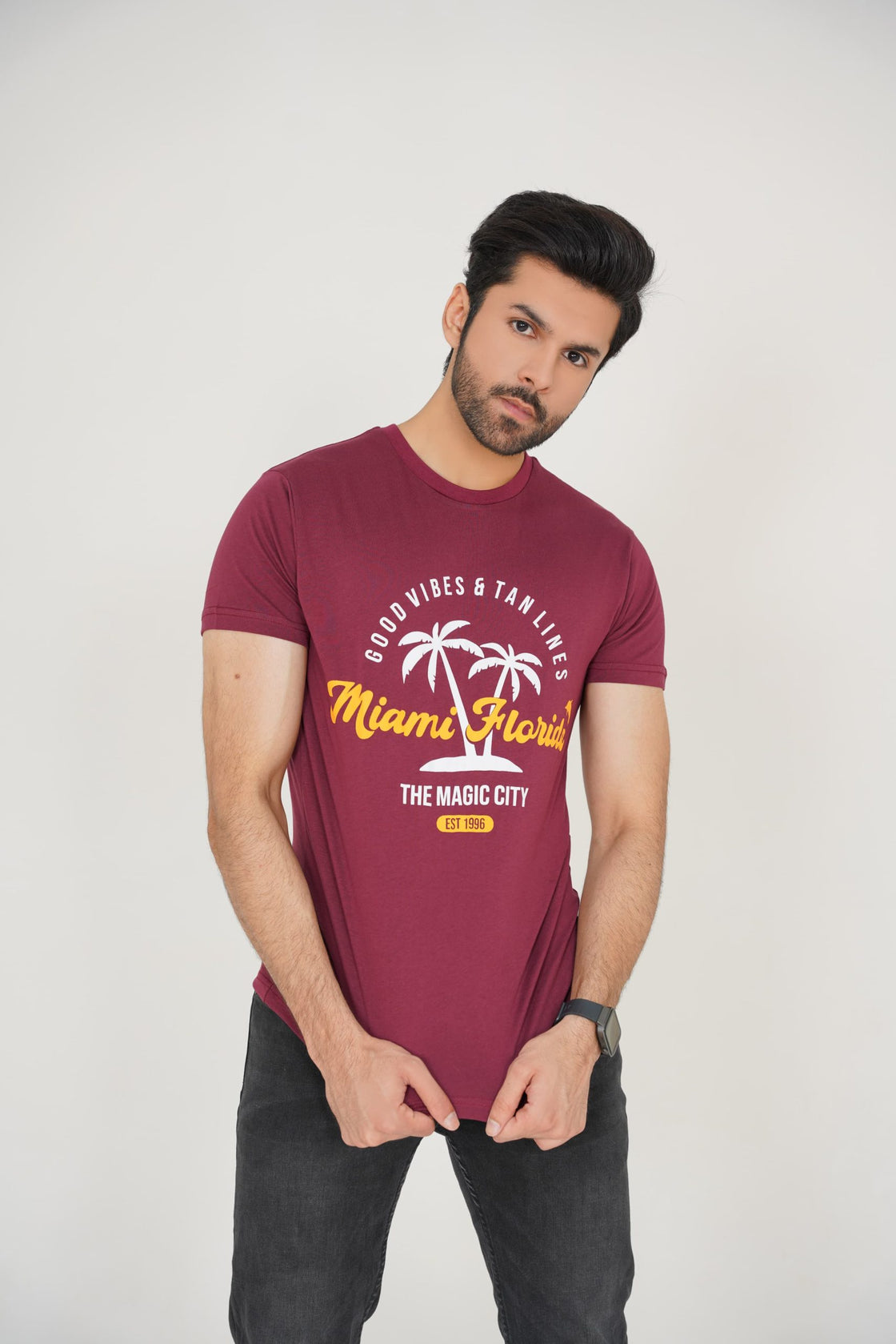 Miami Maroon Dream Tee